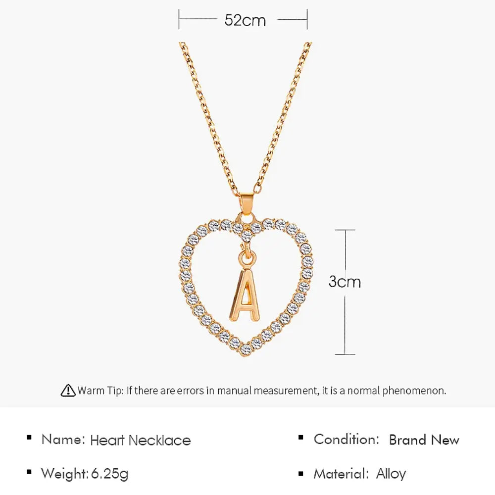 Initials Letter Necklace