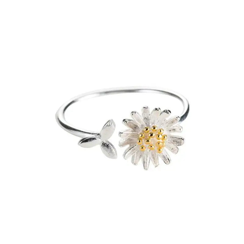 Vintage Daisy Flower Ring